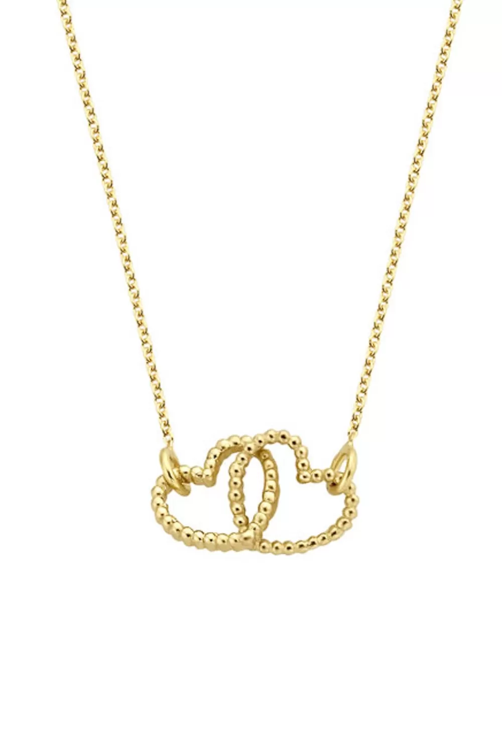 Sieraden<Gewoon Franky 14K Gouden Dubbele Vintage Hartketting | Goud