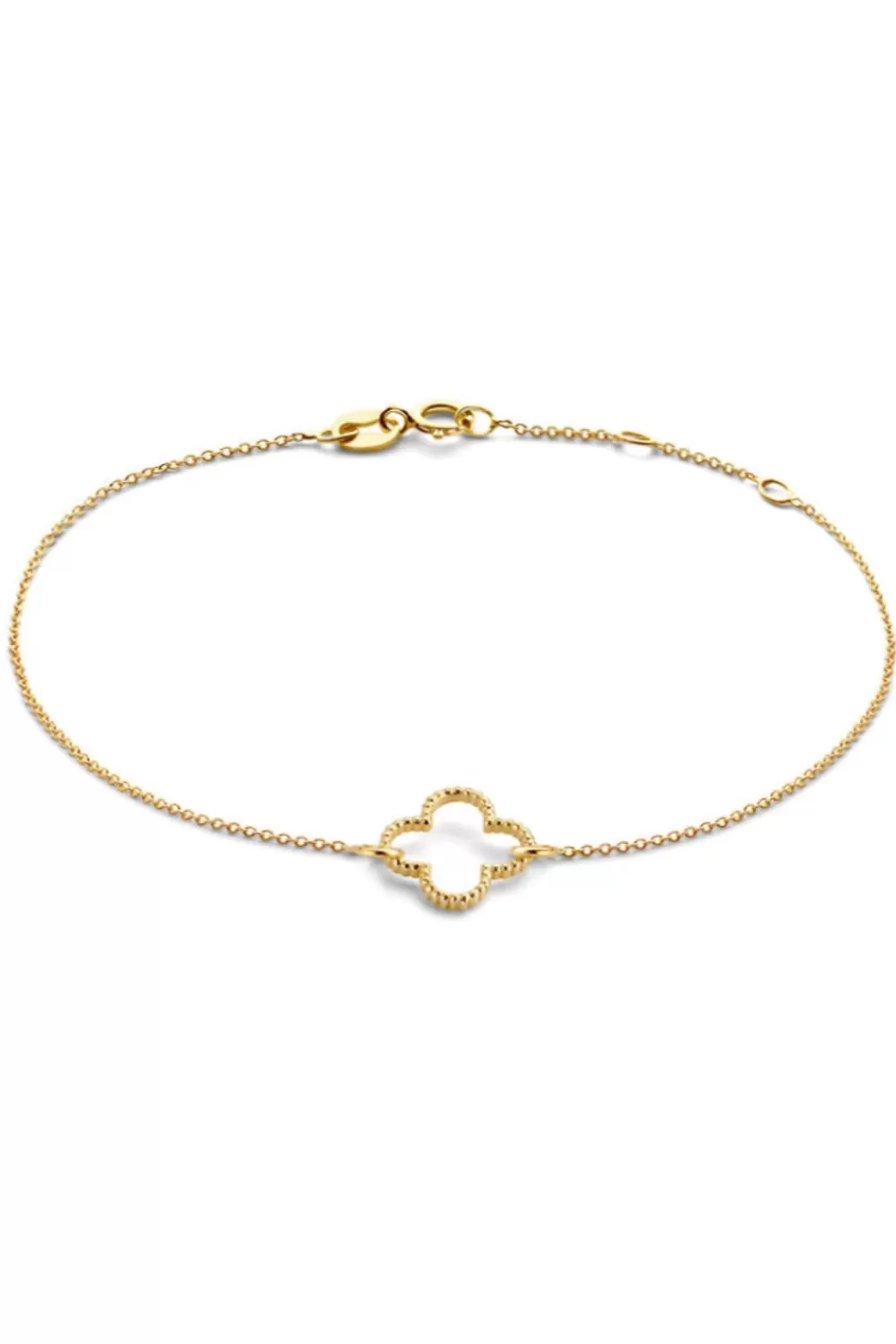 Sieraden<Gewoon Franky 14K Gouden Vintage Klaver Armband | Goud