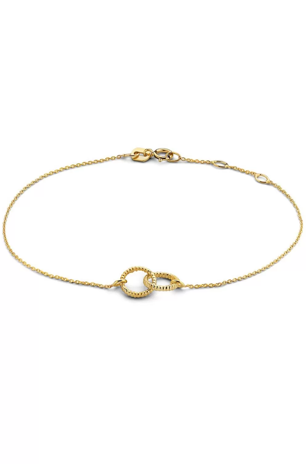 Sieraden<Gewoon Franky 14K Gouden Vintage Open Cirkel Armband | Goud