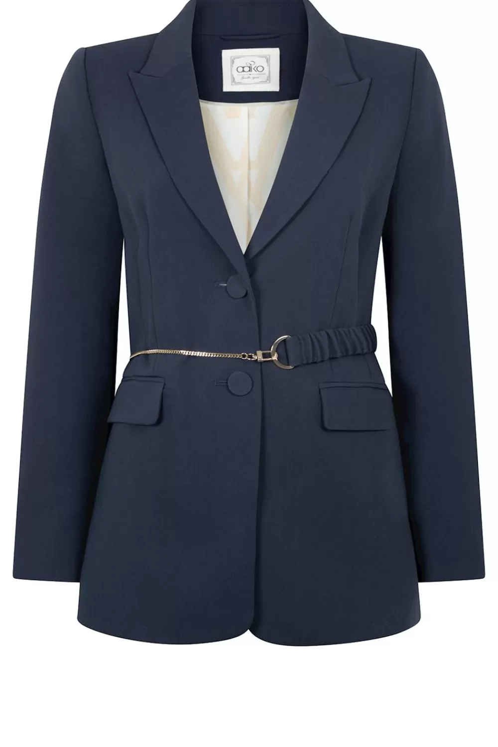 Jassen En Blazers<Aaiko Blazer Met Riem Amilla | Blauw