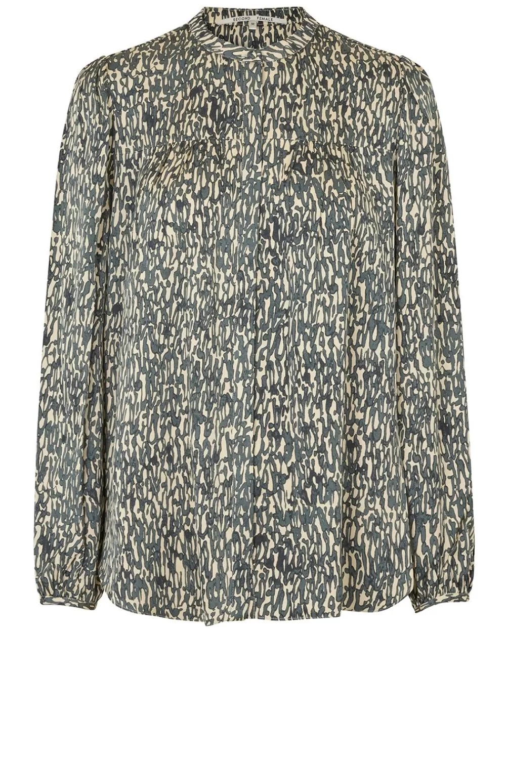 Bloezen & Tops<Tweede vrouwtje Blouse Met Print Luna | Groente