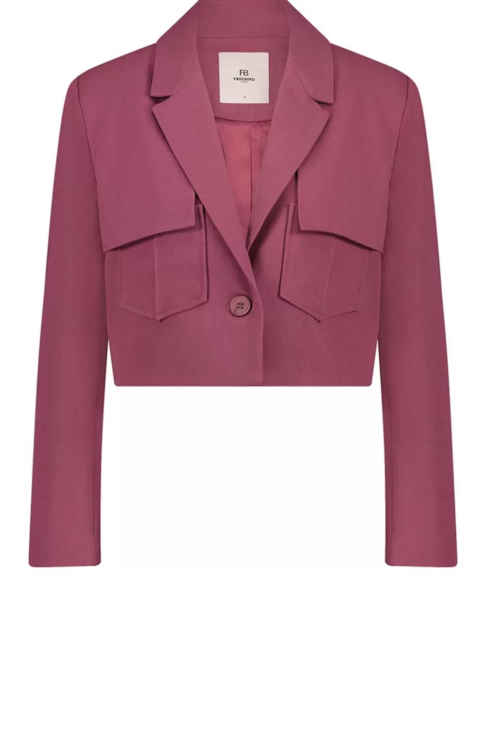 Jassen En Blazers<Vrije vogel Cropped Blazer Xanne | Roze