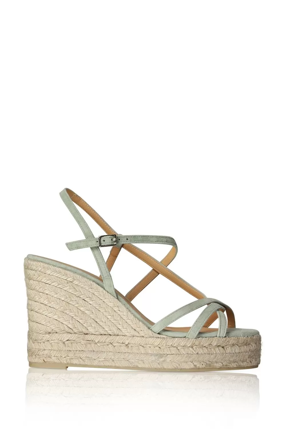 Schoenen<Castaner Fijne Suede Wedges Betty | Groente