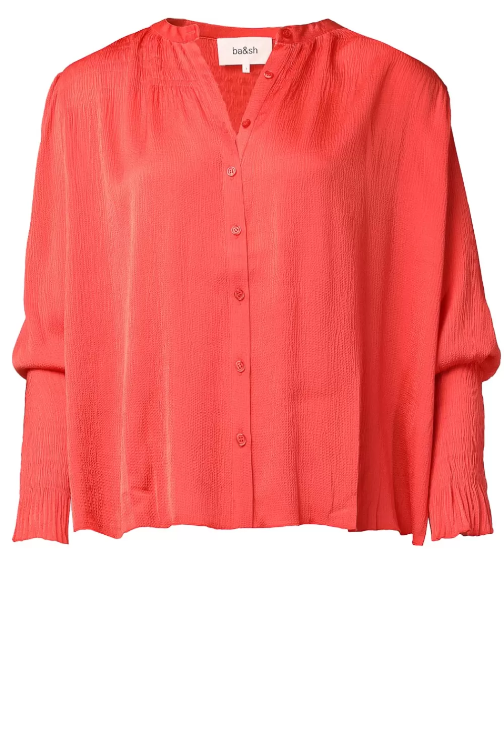 Bloezen & Tops<ba&sh Geplooide Blouse Krizy | Roze