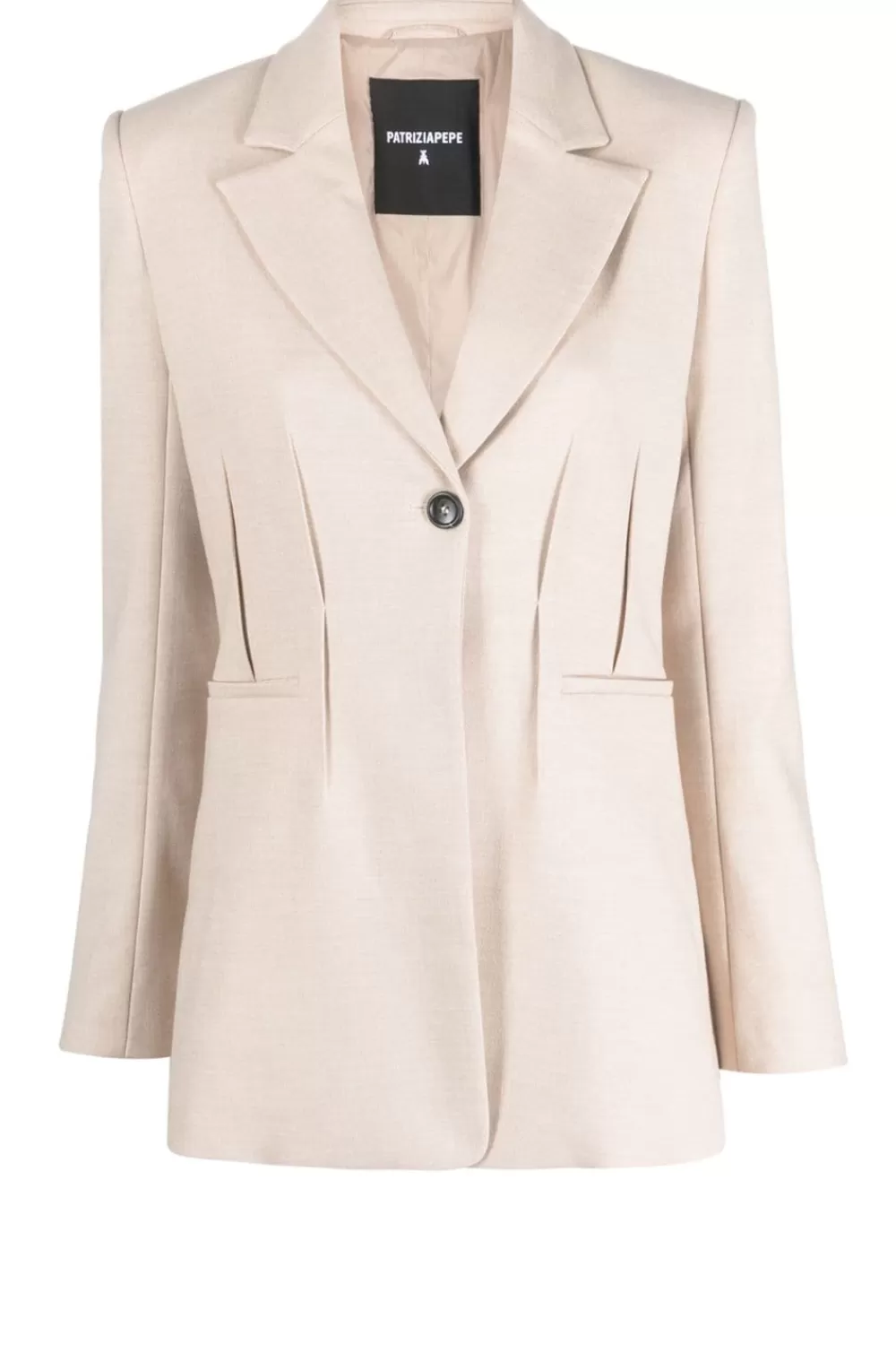 Jassen En Blazers<Patrizia Pepe Getailleerde Blazer Christel | Beige