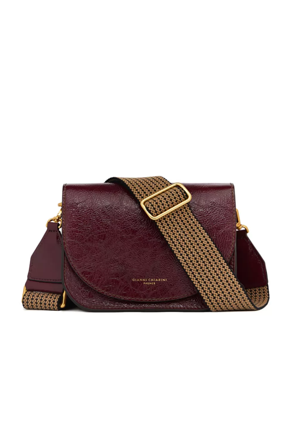 Tassen<Gianni Chiarini Lakleren Crossbodytas Tara | Bordeaux