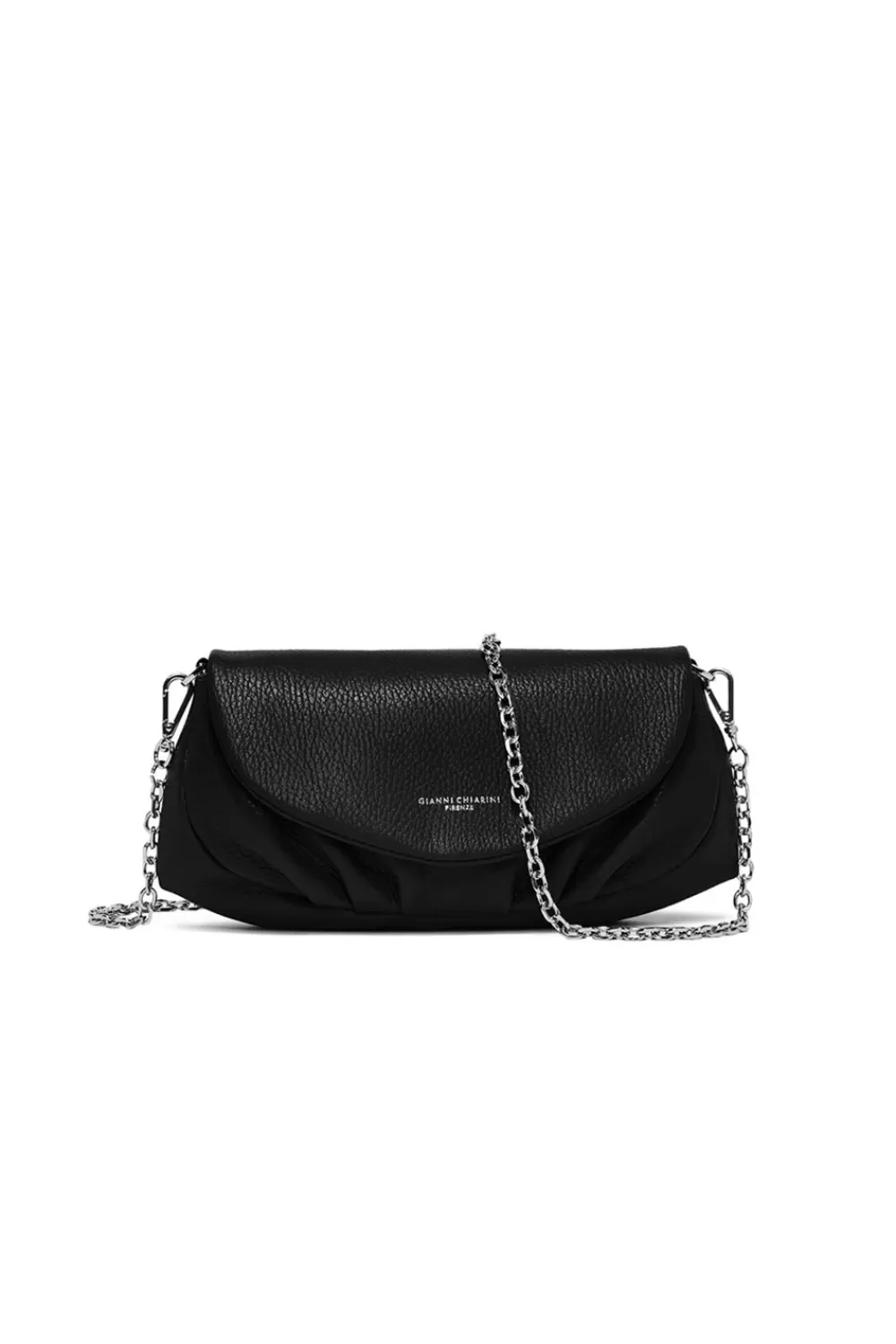 Tassen<Gianni Chiarini Leren Clutch Adele | Zwart