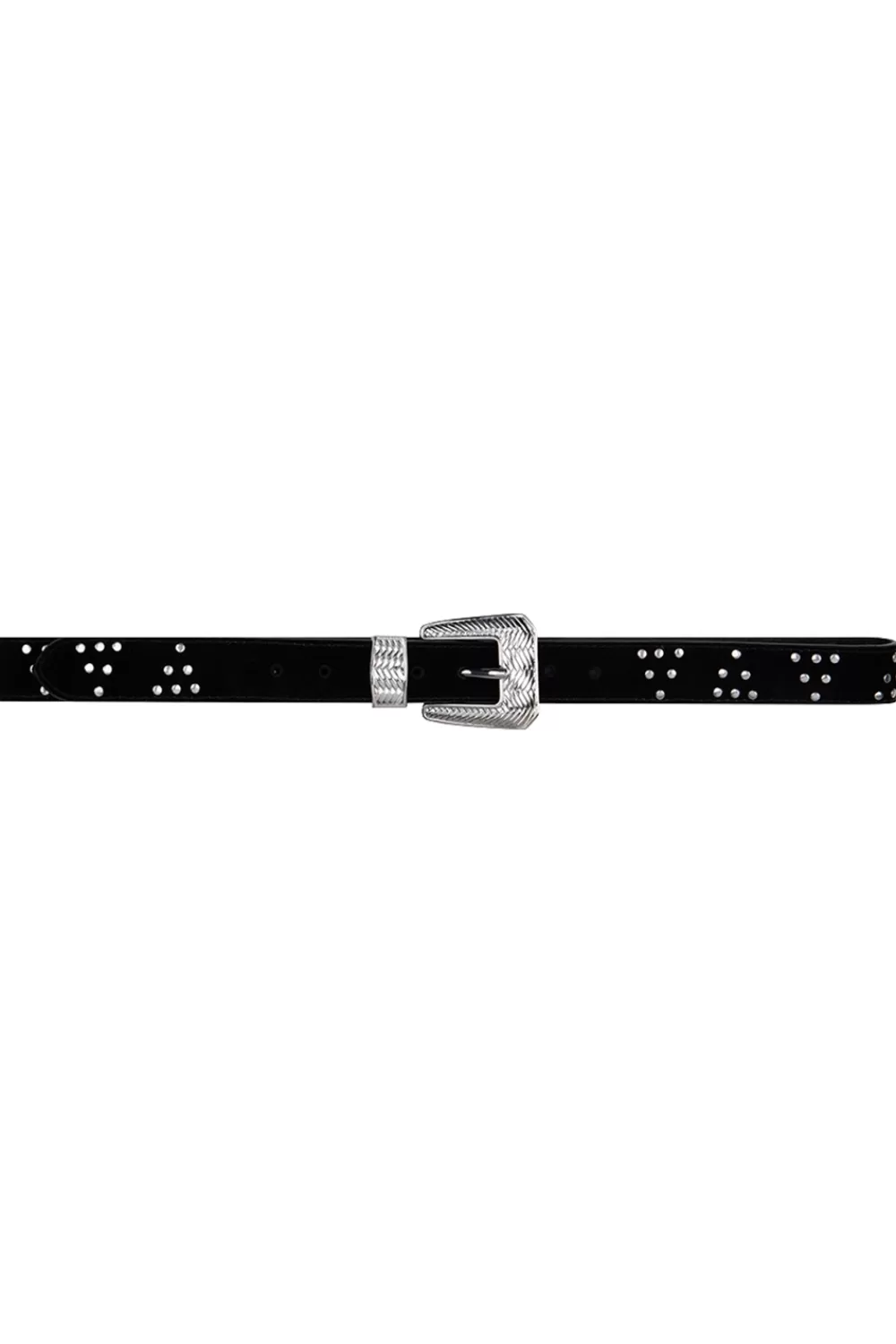 Riemen<Dante 6 Leren Riem Brunelle Rivet | Zwart