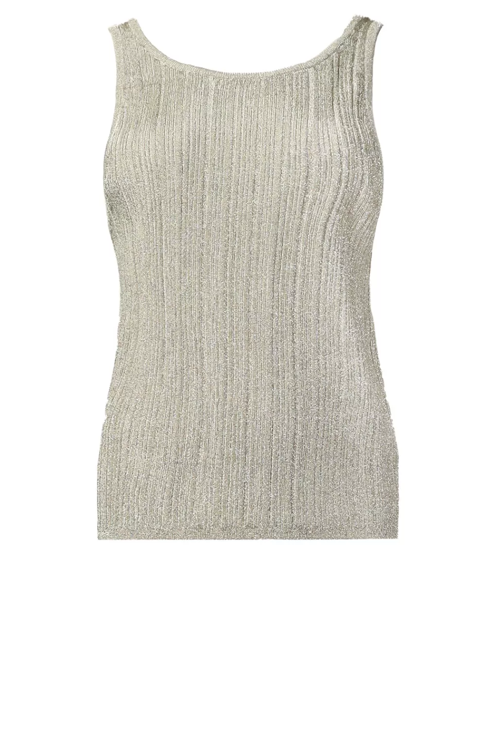 Bloezen & Tops<ba&sh Lurex Tanktop Dore | Goud