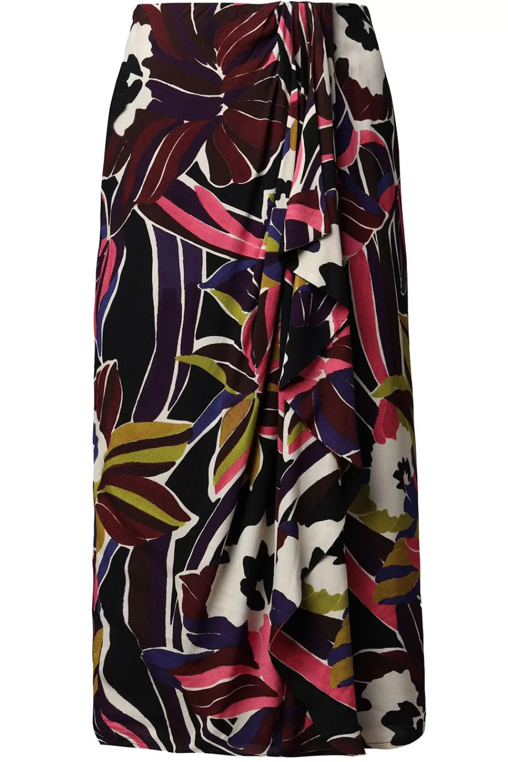 Jurkjes & Rokken<Louizon Midirok Met Print Yarila | Bordeaux