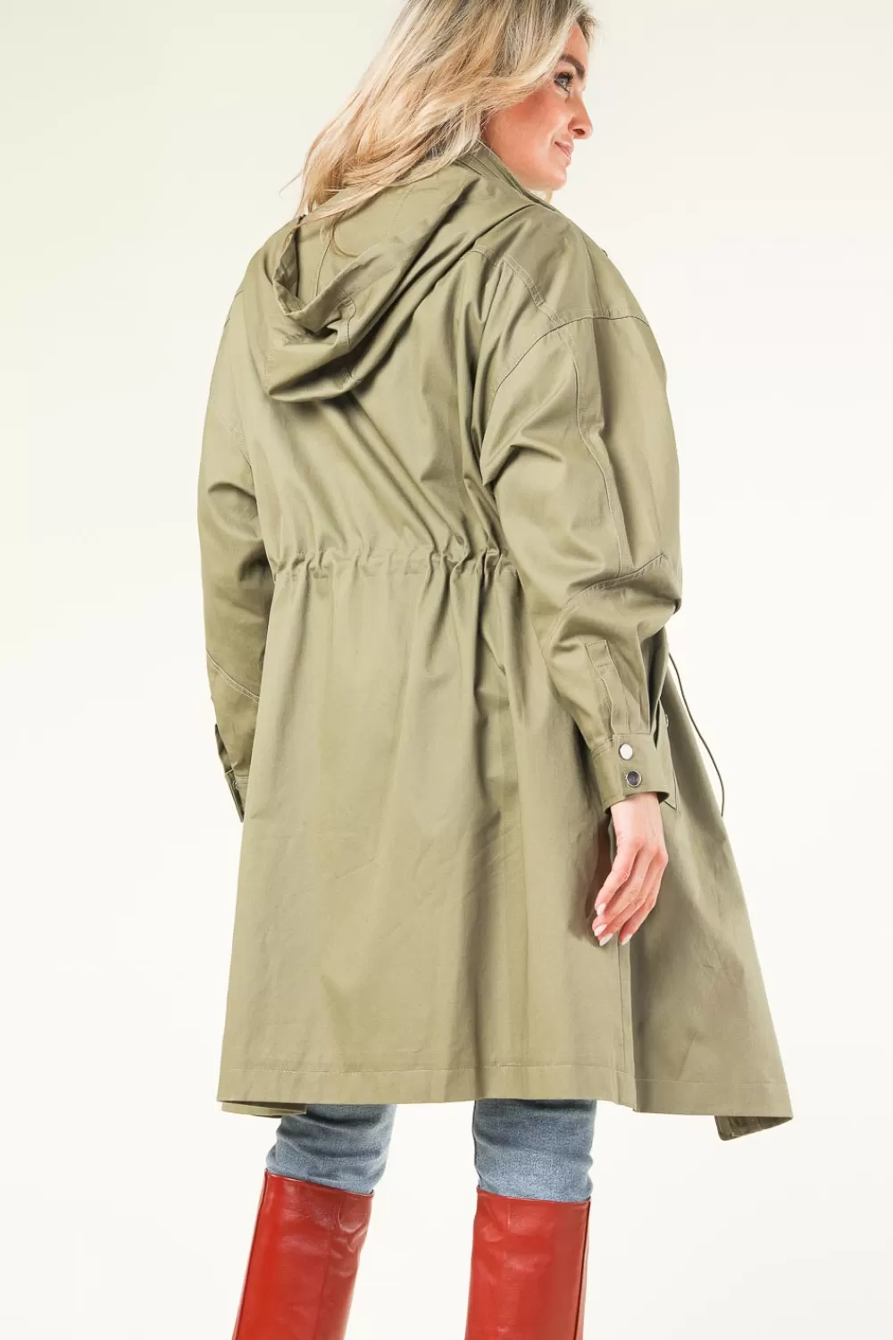 Jassen En Blazers<ba&sh Oversized Trenchcoat Van Keperstof Tylan | Groente