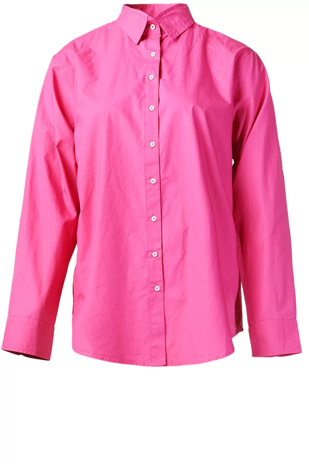 Bloezen & Tops<Ogenblik Amsterdam Poplin Blouse Iconisch | Roze