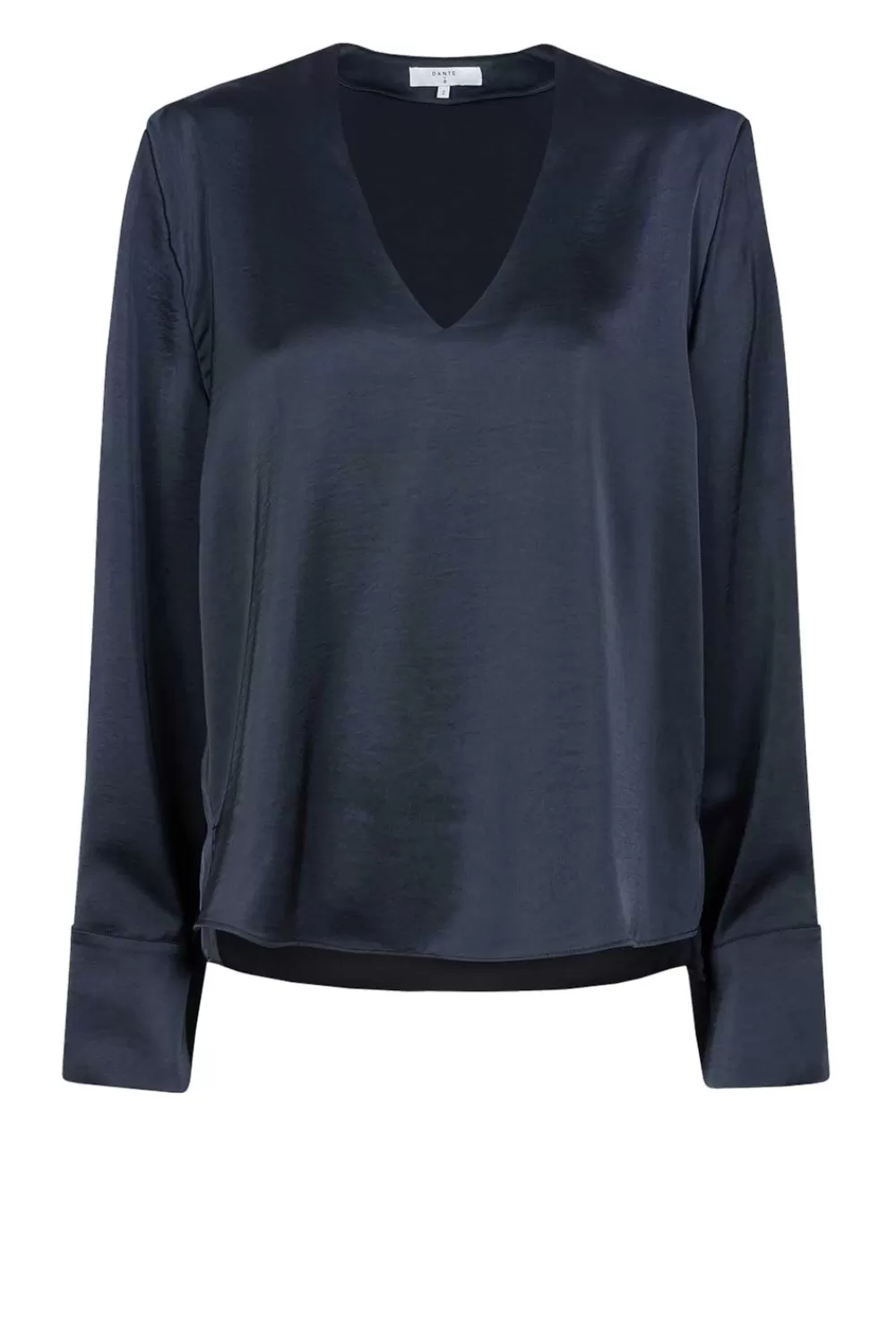 Bloezen & Tops<Dante 6 Satijnen Top Bodil | Blauw