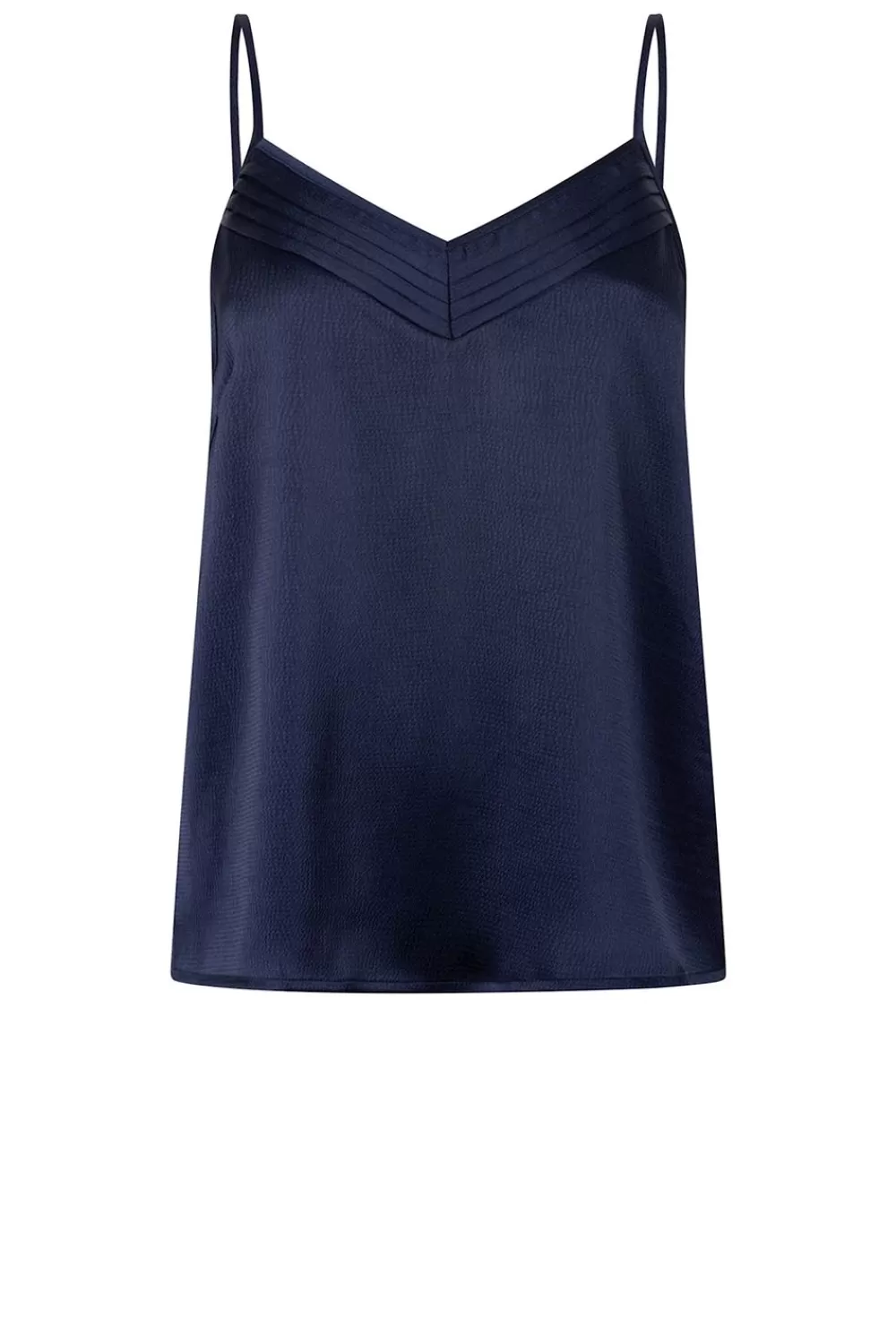 Bloezen & Tops<Aaiko Satijnen Top Shreya | Blauw