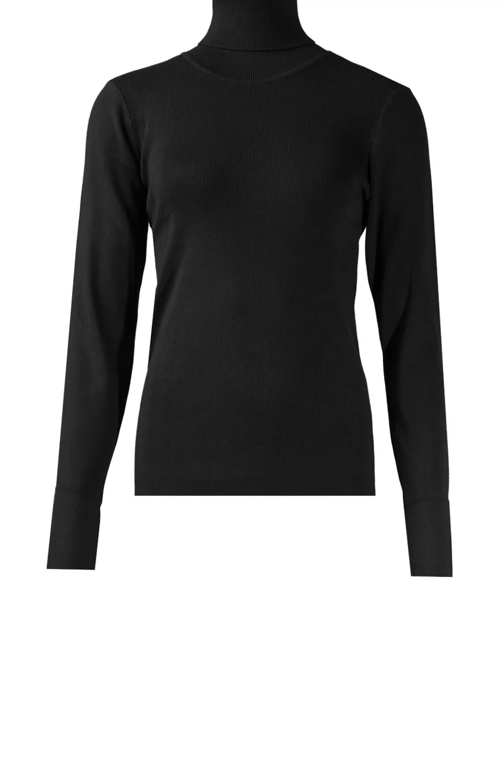 Bloezen & Tops<Silvia Heach Softtop Met Col Anne | Zwart