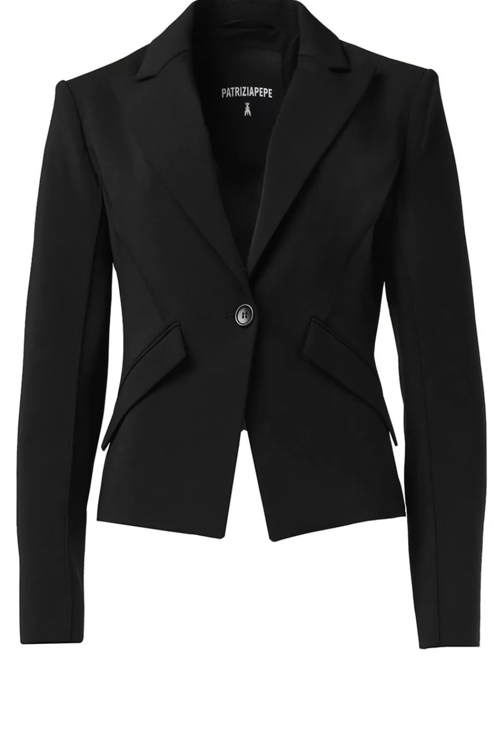 Jassen En Blazers<Patrizia Pepe Stretchblazer Mila | Zwart