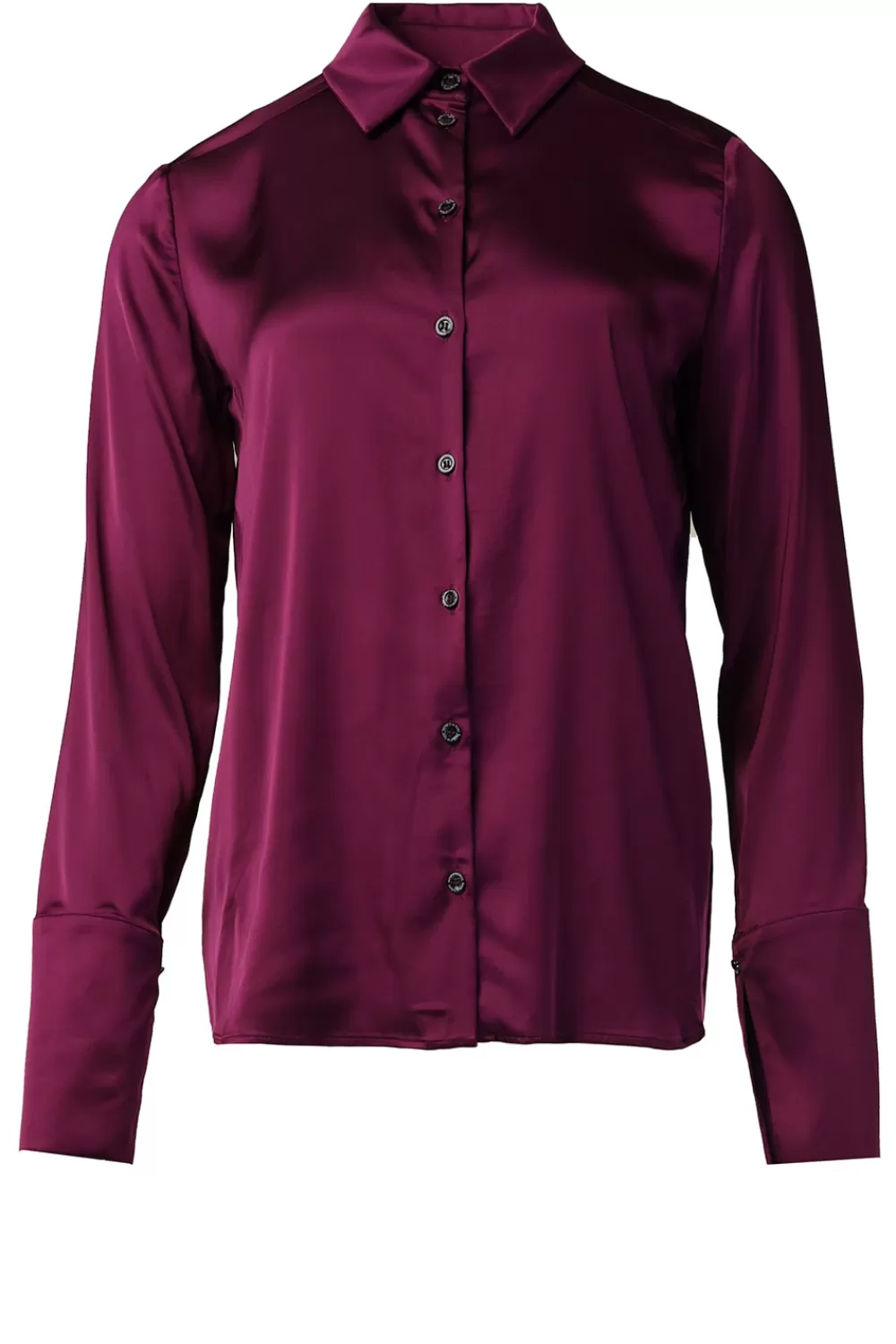 Bloezen & Tops<Patrizia Pepe Stretchblouse Ella | Paars