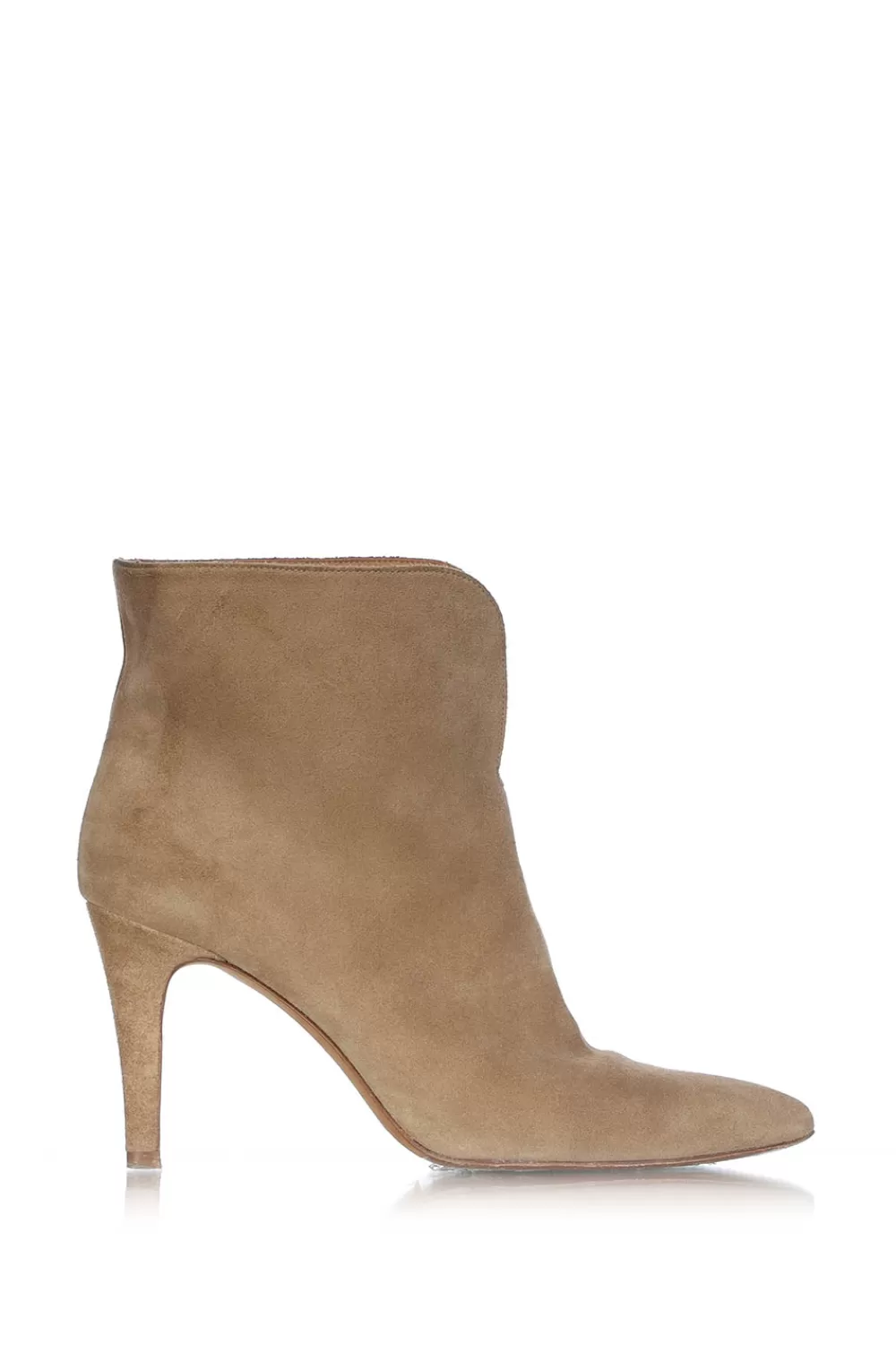 Schoenen<Toraal Suede Enkellaarsjes Joyce | Beige