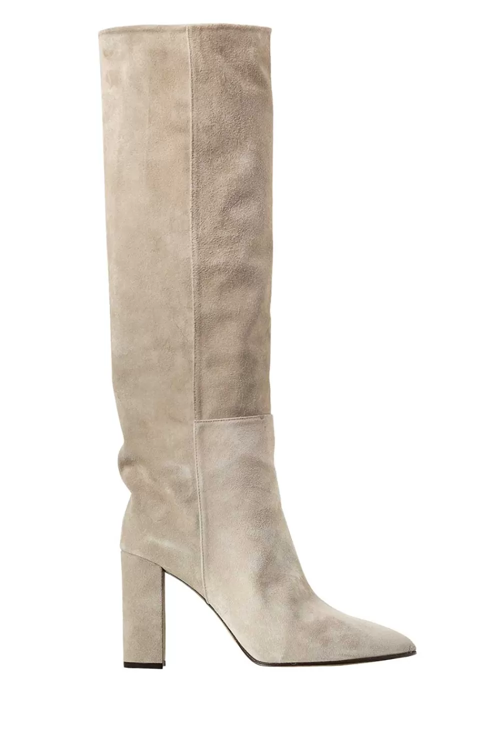 Schoenen<Toraal Suede Knielaarzen Sofia | Beige