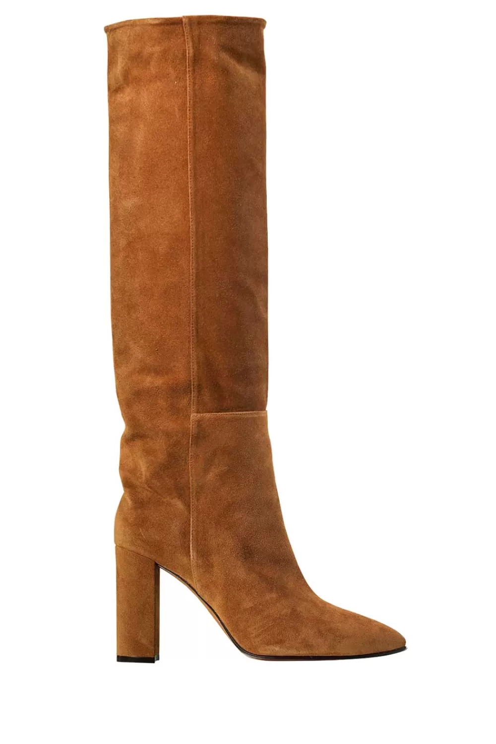 Schoenen<Toraal Suede Knielaarzen Sofia | Cognac