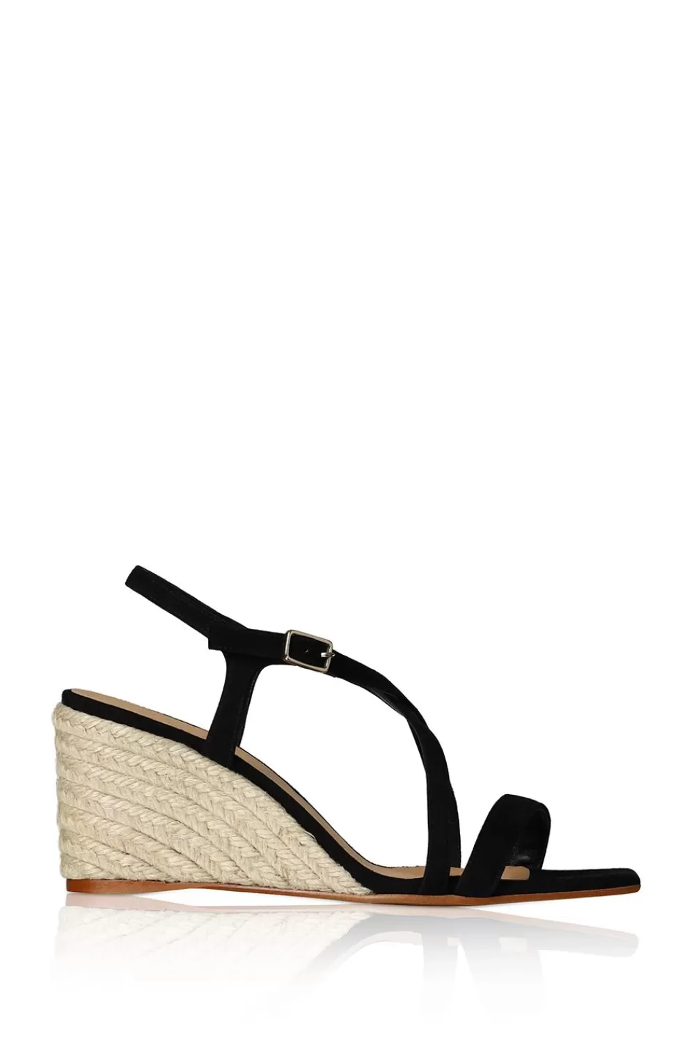 Schoenen<Castaner Suede Sleehak Fernanda | Zwart