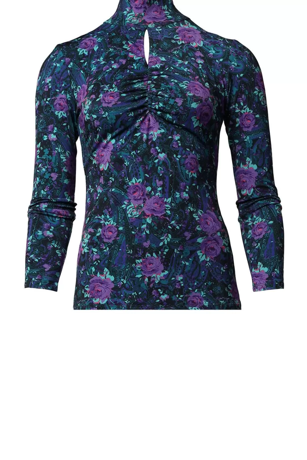 Bloezen & Tops<Liu Jo Top Met Bloemenprint Emilia | Paars