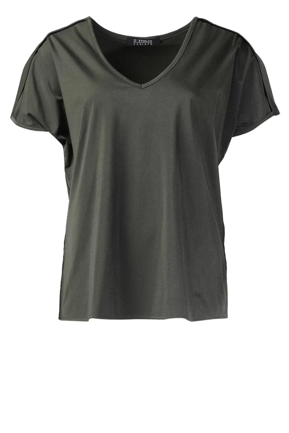 Bloezen & Tops<D-ETOILES CASIOPE Travelwear T-Shirt Alizee | Groente