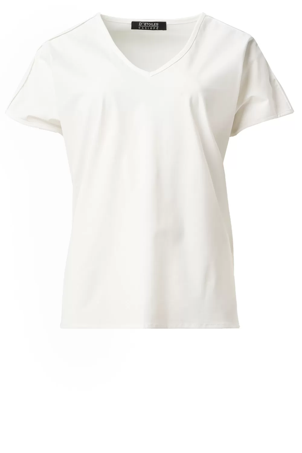 Bloezen & Tops<D-ETOILES CASIOPE Travelwear T-Shirt Alizee | Wit