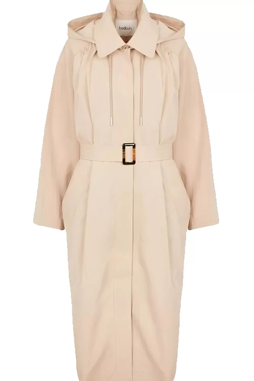 Jassen En Blazers<ba&sh Trenchcoat Met Capuchon Kaan | Beige