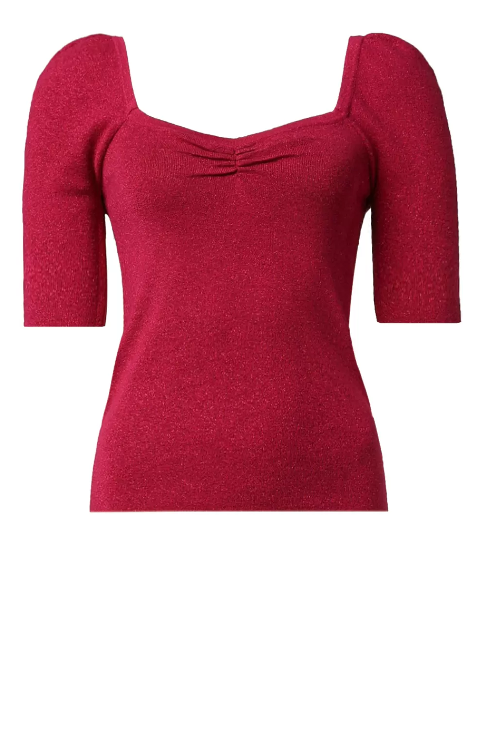 Bloezen & Tops<Liu Jo Tricot Top Met Lurex Dafne | Roze