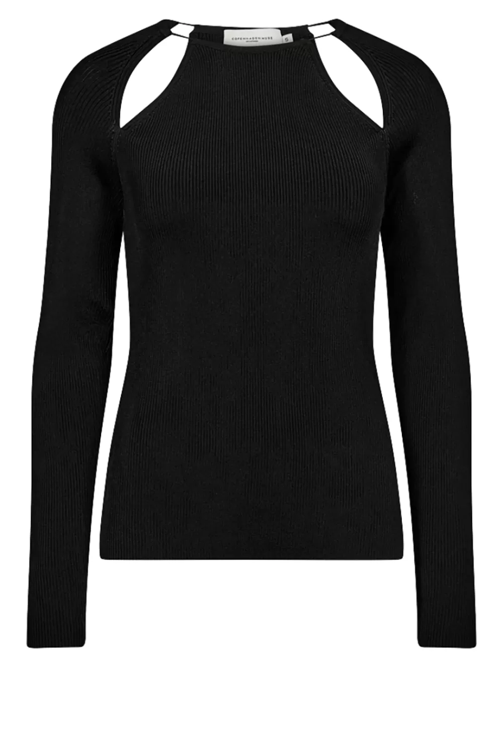 Bloezen & Tops<Kopenhagen Muze Tricot Top Met Uitsparingen Natacha | Zwart