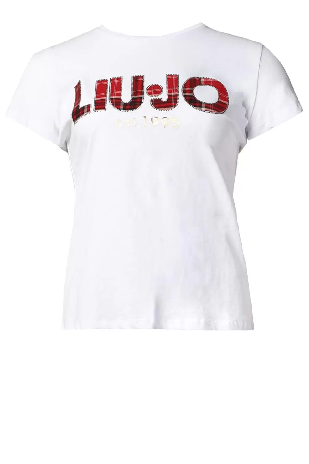 Bloezen & Tops<Liu Jo T-Shirt Met Print Felicia | Wit