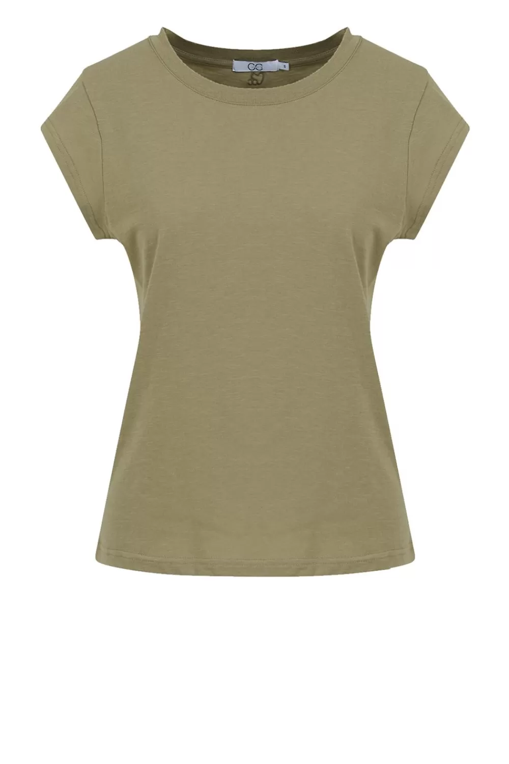 Bloezen & Tops<CC Hart T-Shirt Met Ronde Hals Klassiek | Beige