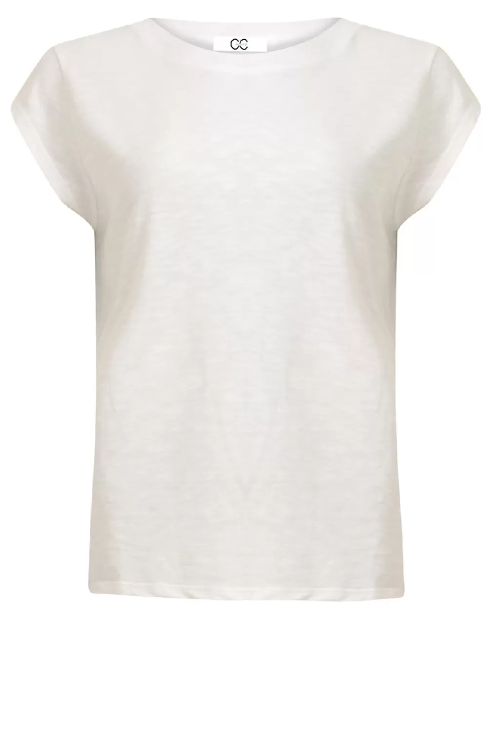 Bloezen & Tops<CC Hart T-Shirt Met Ronde Hals Klassiek | Wit