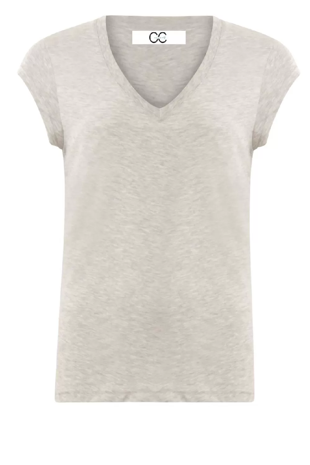 Bloezen & Tops<CC Hart T-Shirt Met V-Hals Vera | Grijs