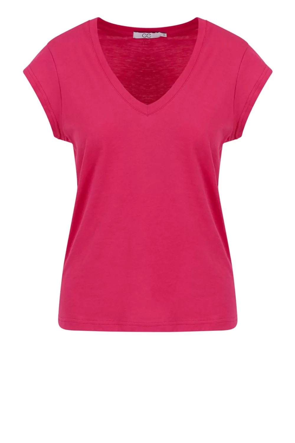 Bloezen & Tops<CC Hart T-Shirt Met V-Hals Vera | Roze