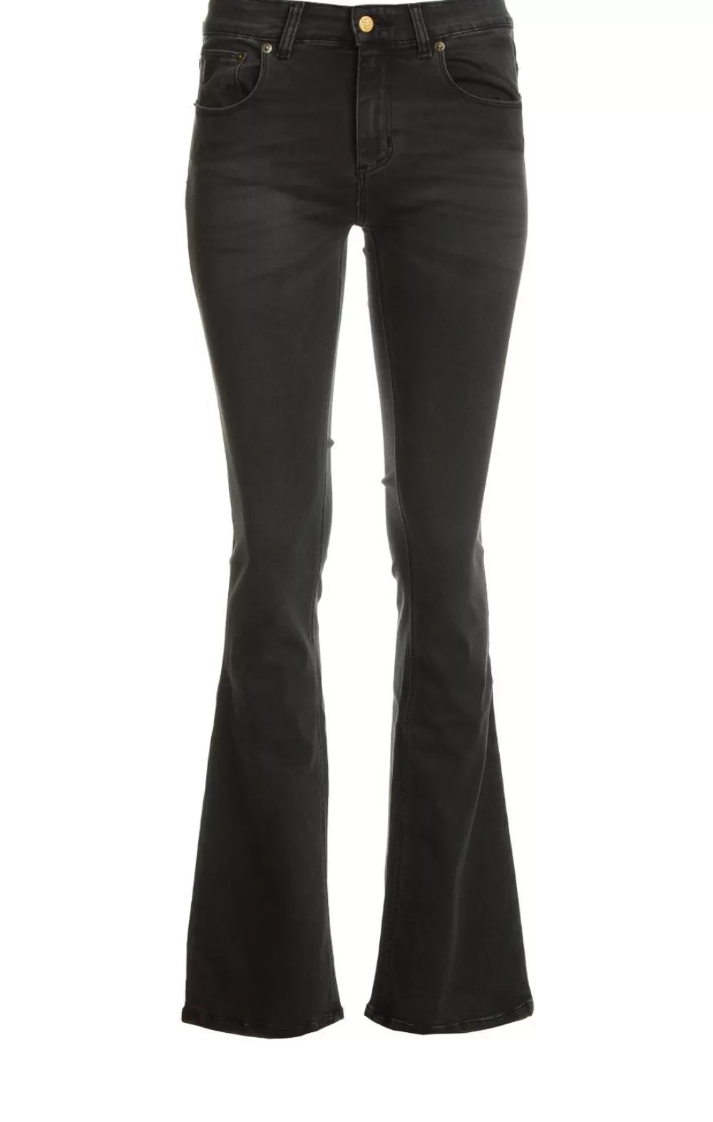 Broeken & Jumpsuits<Loïs Jeans Uitlopende Stretchjeans Melrose L32 | Zwart