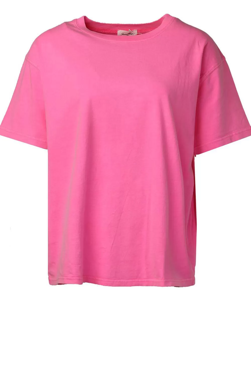 Bloezen & Tops<Amerikaanse vintage Vriendje T-Shirt Fizvalley | Roze